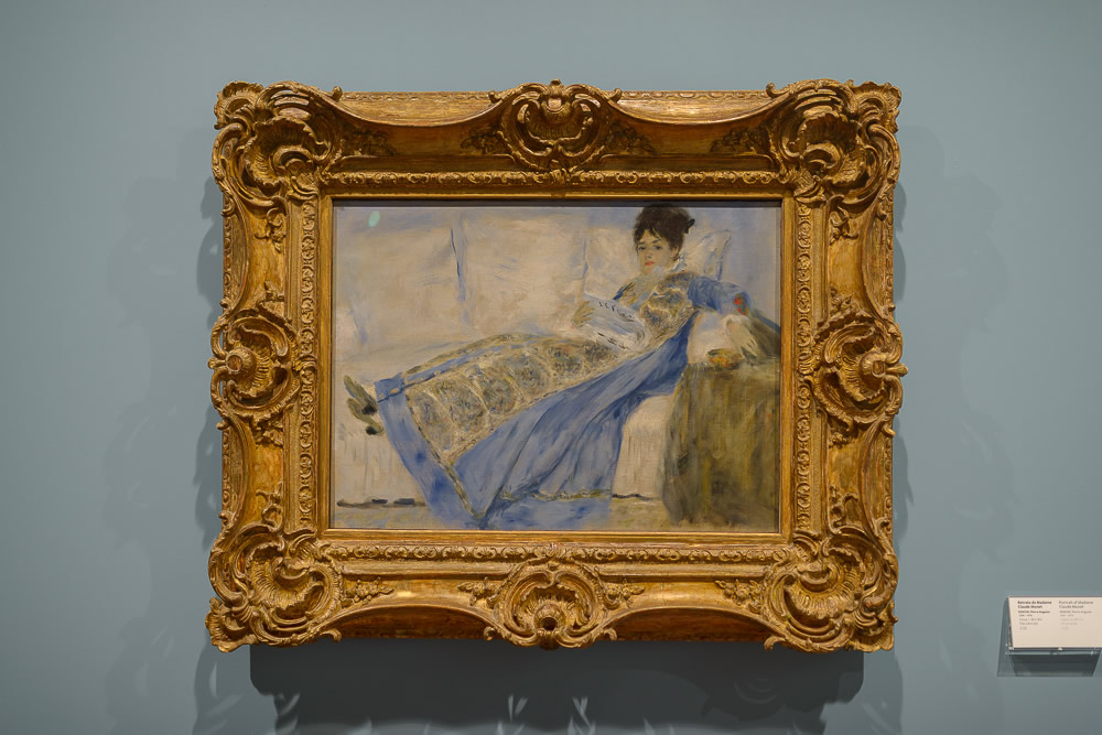 古尔班基安博物馆《克劳德•莫奈夫人像》（Portrait of Madame Claude Monet）