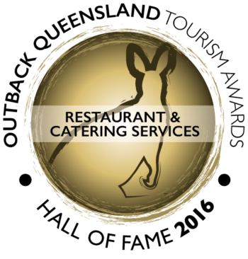 2016年昆士兰内陆地区旅游奖之旅游餐饮服务杰出纪念奖